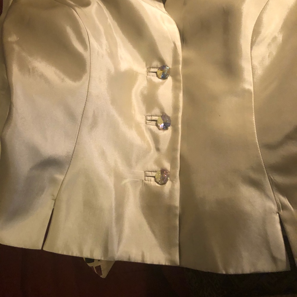JS Collection Champagne Color  Dinner  Blazer - Picture 7 of 8